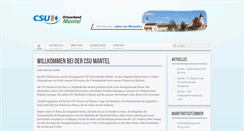 Desktop Screenshot of csu-mantel.com